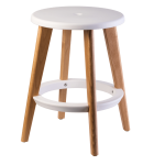 White Wooden Stool