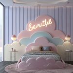 Beautiful cloud bed